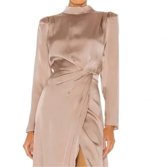 Anine Bing beige long sleeve dress - Picture 2 of 11